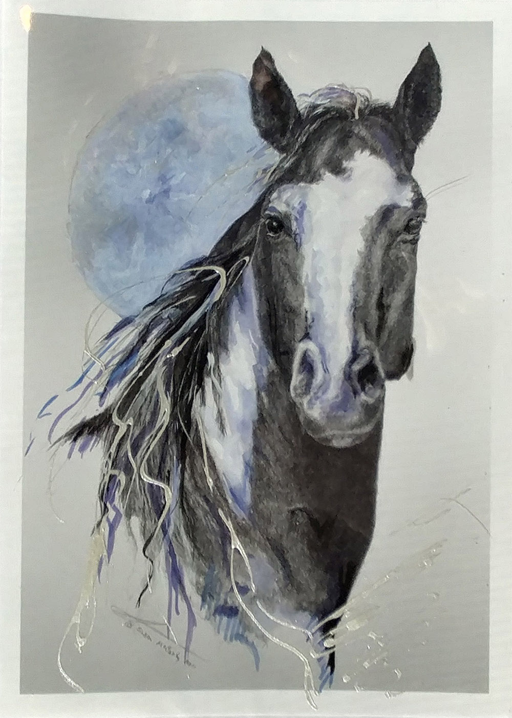 McFly Me to the Moon - Lavender with Gold, Silver, and White